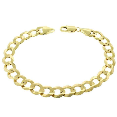 Solid Gold Curb Cuban Bracelet The Gold Gods