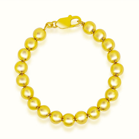 Women's Vermeil Beaded Bracelet