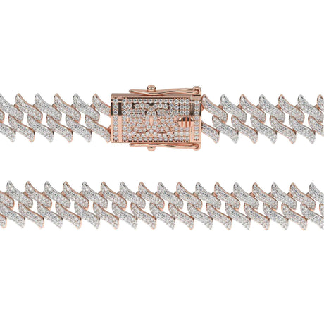 DIAMOND-SPIKED-LAUREL-CUBAN-LINK-CHAIN-18k-2-tone-rose-&-white-gold-plated-lock-view-the-gold-gods-mens-jewelry