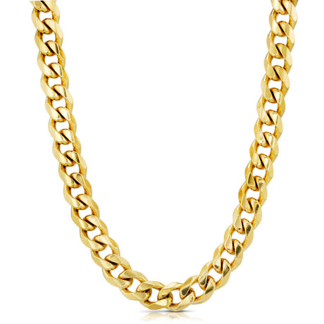 Women Cuban Link Chain (Flat Edge) The Gold Gods