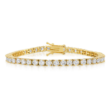 Diamond Tennis Bracelet 4mm The Gold Gods 1