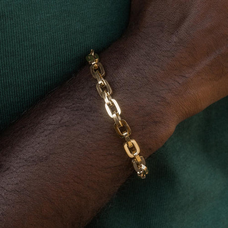 Gold Cable Link Bracelet The Gold Gods Lifestyle