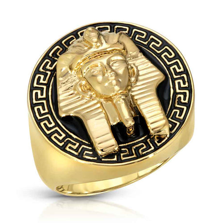 Gold Grecco Pharaoh Ring The Gold Gods