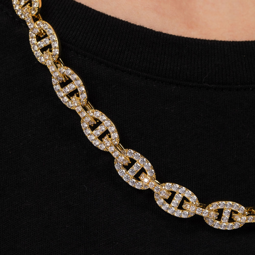 Diamond Mariner Micro Choker Chain (10mm) | The Gold Gods 5