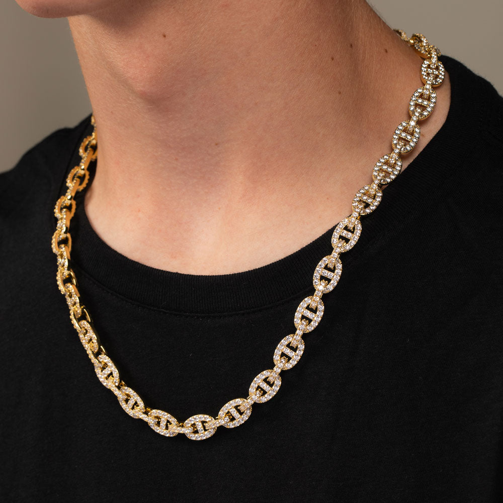 Diamond Mariner Micro Choker Chain (10mm) | The Gold Gods 1