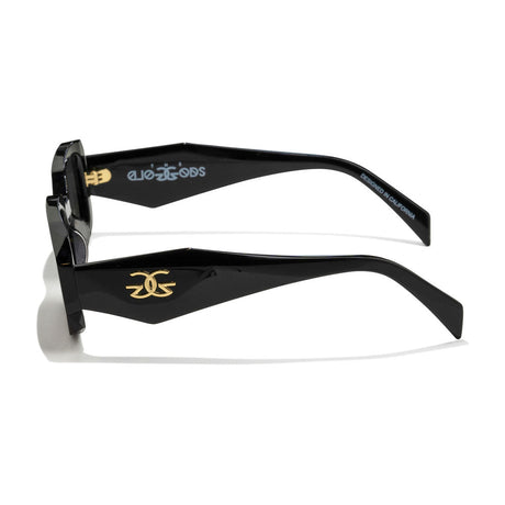 Artemis Sunglasses in Black The Gold Gods 4