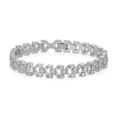 Micro Diamond Y Link Bracelet (8mm) The Gold Gods 2