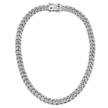 white gold Diamond Cuban Link Chain (12mm) The Gold Gods 2