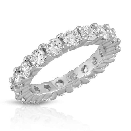 Single Diamond Eternity Ring The Gold Gods White Gold