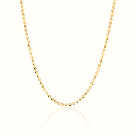 Women's Vermeil Beaded Chain The Gold Goddess Women’s Jewelry By The Gold Gods