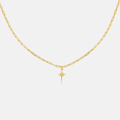 Women's Vermeil Bright Star Necklace Pendant  The Gold Gods Women’s Jewelry By The gold Gods