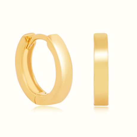 Women's Vermeil Medium Hoop Earrings The Gold Goddess Women’s Jewelry By The Gold Gods