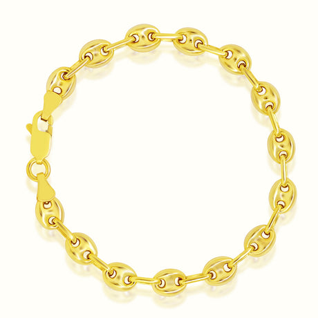 Women's Vermeil Puff Bracelet V2 The Gold Goddess Women’s Jewelry By The Gold Gods